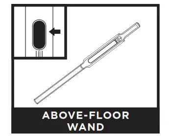 Shark Cordless 3-in-1 Wand Vacuum - ABOVE-FLOOR WAND