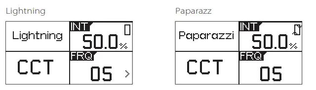 amaran P60c 3-Light Kit RGBWW Video Panel Light- Mode Interface 3