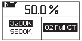 amaran P60c 3-Light Kit RGBWW Video Panel Light- Mode Interface 5