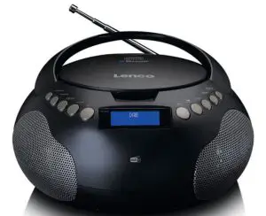 Lenco SCD 341BK Portable DAB FM Radio