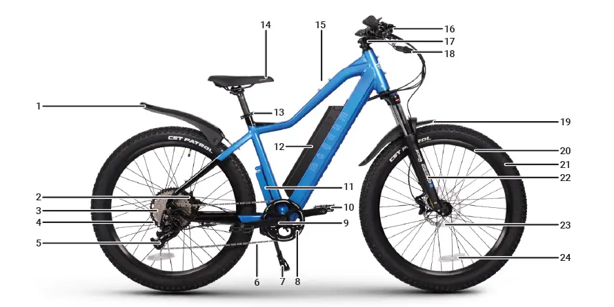 magnum Peak T5 Electric Mountain Bike-1