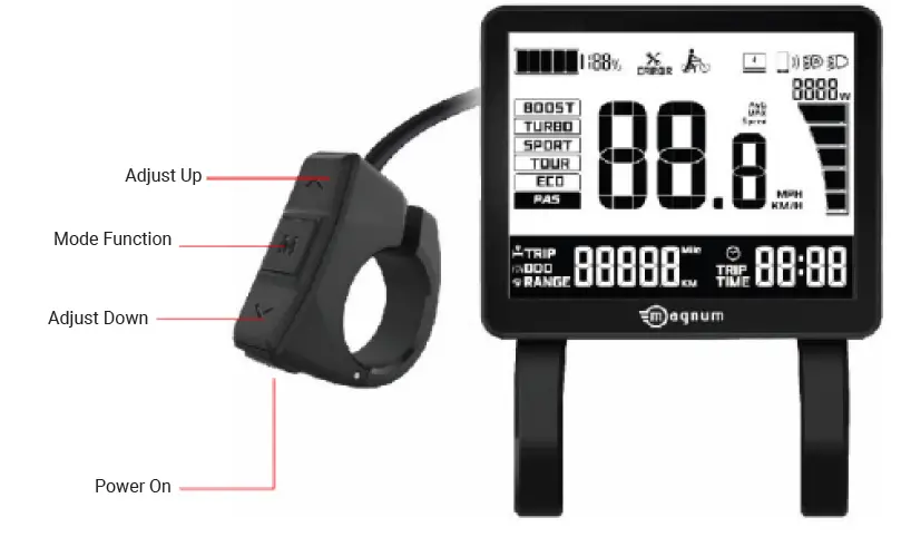 magnum Peak T5 Electric Mountain Bike-22