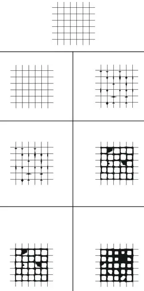 elcometer 107 Cross Hatch Adhesion Tester- Example Appearance