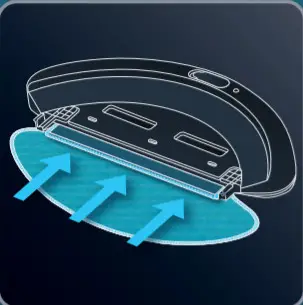 Rowenta RR7865WH X PLORER SERIE 120 AI Vacuum Cleaner - Attach the mop to the