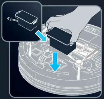 Rowenta RR7865WH X PLORER SERIE 120 AI Vacuum Cleaner - battery