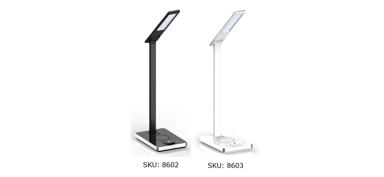 V-tac 8602 Led Table Lamp With Wireless Charger Instruction Manual V-tac 8602 Led Table Lamp With Wireless Charger Instruction Manual