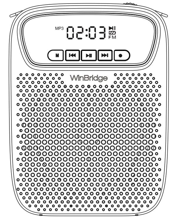 WinBridge S278 UHF Voice Amplifier