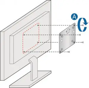FIG 10 Use the VESA Bracket