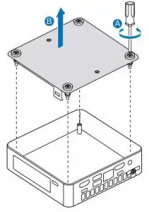FIG 2 Open the Chassis