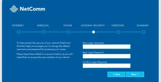 NetComm NF18MESH CloudMesh Networking Gateway - Security