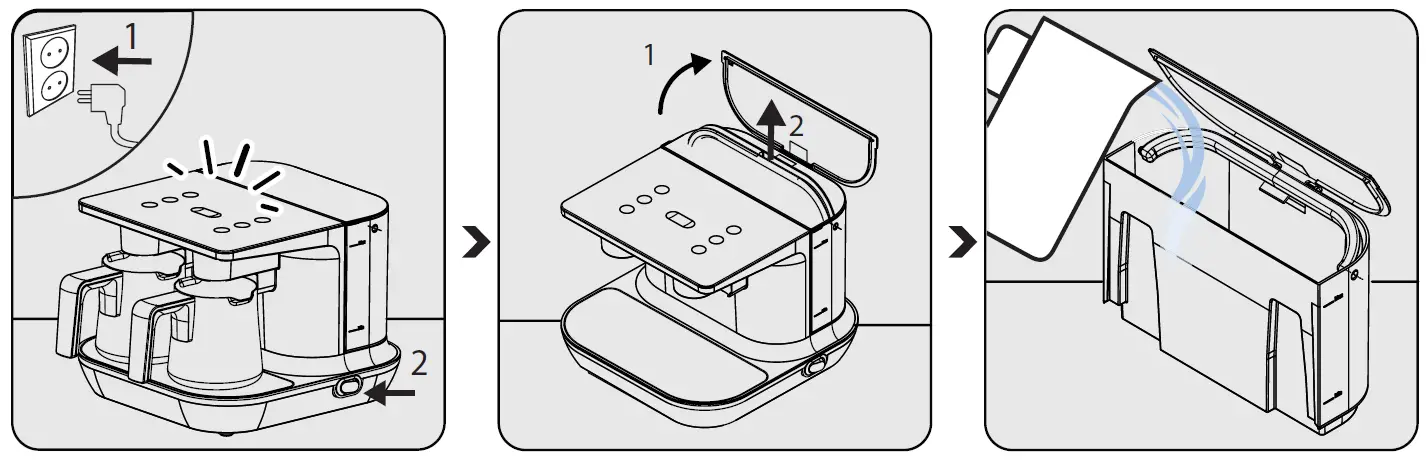 GRUNDIG TCM 7061 D Coffee Machine fig3