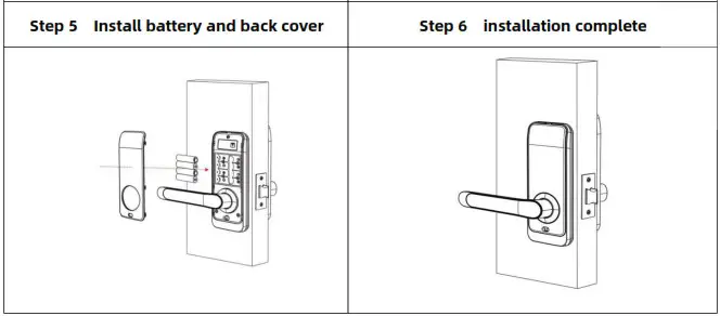 Guangzhou Lightsource Electronics H15 Smart Lock - . Installation Diagram 2