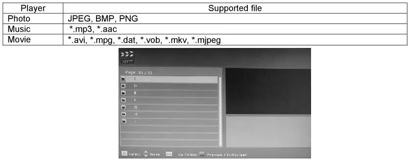 digitech HD Digital Terrestrial Receiver - Multimedia Player