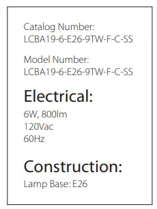 LightCould LED A19 Bulb with Tunable White