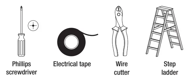 HAMPTON BAY 68142 Vaurgas 44 Inch Ceiling Fan - TOOLS REQUIRED