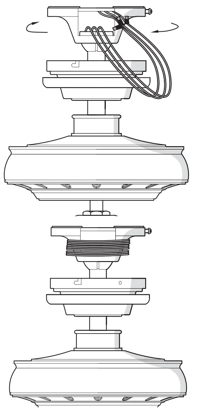 HAMPTON BAY 68142 Vaurgas 44 Inch Ceiling Fan - Wrapping