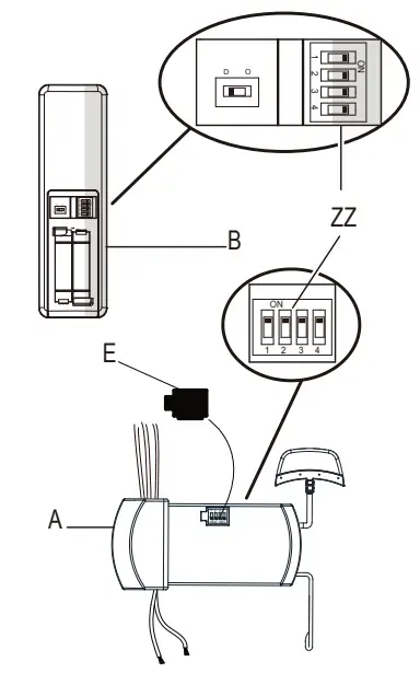 HAMPTON BAY 68142 Vaurgas 44 Inch Ceiling Fan - remote control
