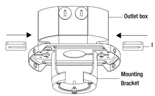 HAMPTON BAY 68142 Vaurgas 44 Inch Ceiling Fan - rubber isolated pads