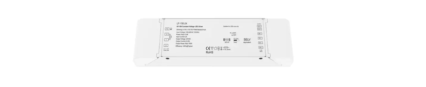 Superlightingled Lf-150-24 0/1-10v Constant Voltage Led Driver Instructions Superlightingled Lf-150-24 0/1-10v Constant Voltage Led Driver Instructions