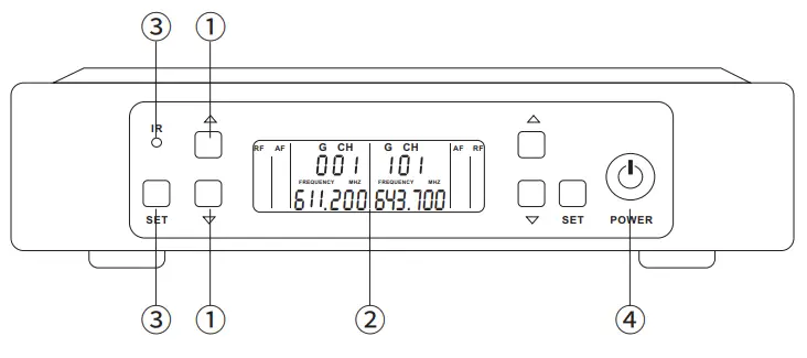 TAKSTAR TS 3310UH Wireless Microphone-fig1