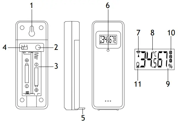 levenhuk W30 Weather Station - Sensor