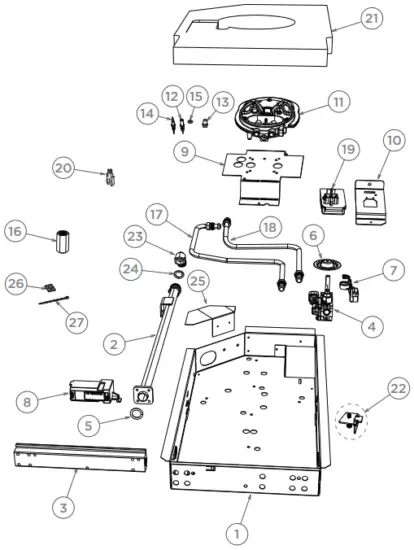 BASEPAN & GAS COMPONENTS
