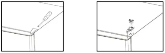 Galanz GLF11UWEA16 11 0 Cu Ft Convertible Upright Freezer - REVERSING THE DOOR