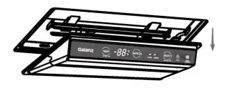 Galanz GLF11UWEA16 11 0 Cu Ft Convertible Upright Freezer - diagram 2