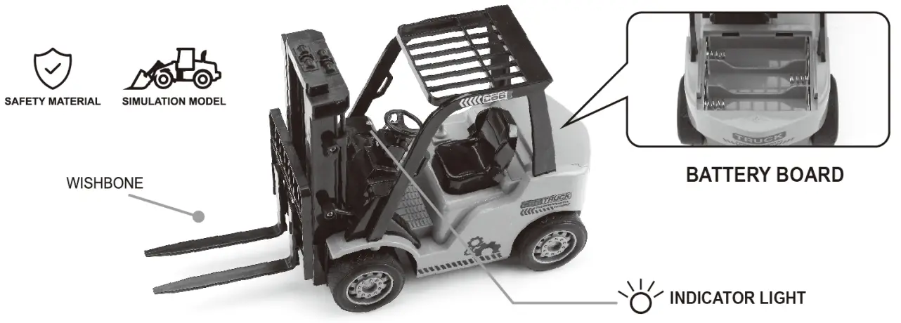 FORKLIFT JXD2021 R C Truck -