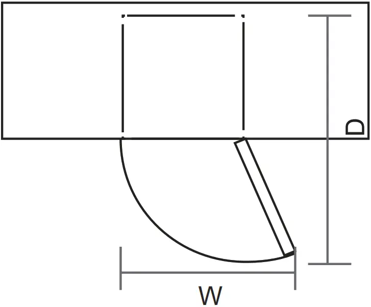 IKEA UPPKALLA Freestanding Refrigerator or Freezer - Location