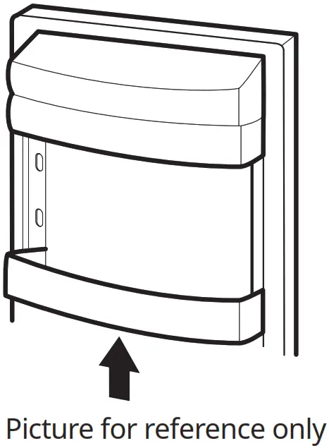 IKEA UPPKALLA Freestanding Refrigerator or Freezer - Positioning the door