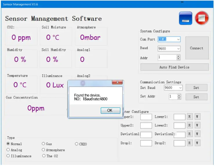 JXCT JXBS-3001-EC-RS 3 in 1 Soil EC Temperature Humidity Sensor - HOW TO USE CONFIGURATION TOOL