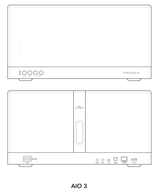 TRIANGLE HIFI AIO3 Wireless Bluetooth WiFi Speaker Owner's Manual - AIO 3