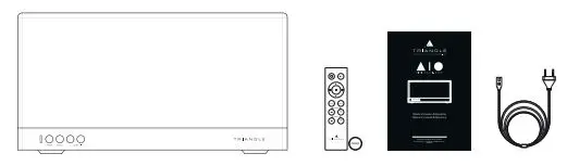 TRIANGLE HIFI AIO3 Wireless Bluetooth WiFi Speaker Owner's Manual - EACH BOX CONTAINS