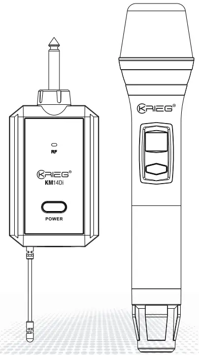 KRIEG KM14Di Wireless Microphone