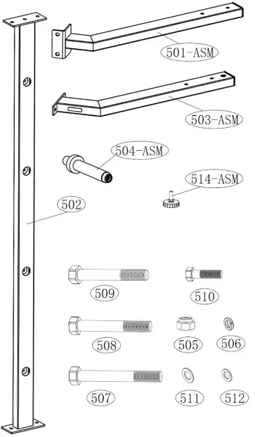 BODY CRAFT F730 Oly Plate Holder Option - FIG 2