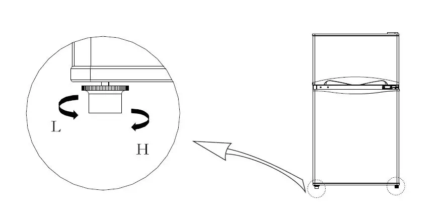 Midea MDRT134FGF09AP Top Mount Freezer Refrigerator 220