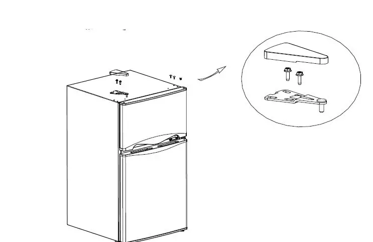 Midea MDRT134FGF09AP Top Mount Freezer Refrigerator 30