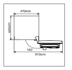 Midea MDRT134FGF09AP Top Mount Freezer Refrigerator 32