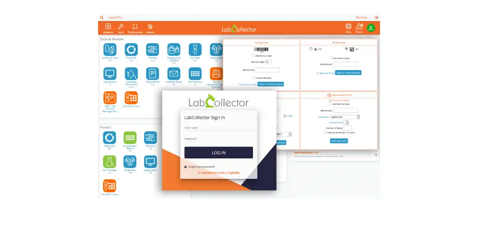 Labcollector Lab Cross Search Software User Guide