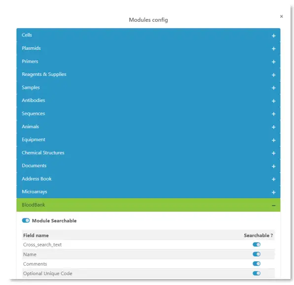 LabCollector Lab Cross Search Software-fig12