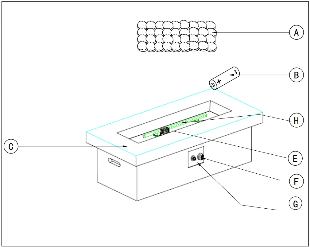 SECURE Z223 Fire Table - fig2