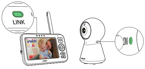vtech VM5254 Video Baby Monitor - Status check