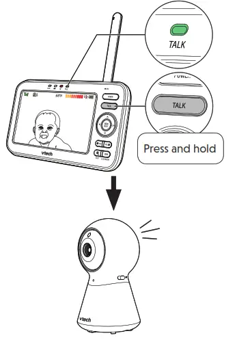 vtech VM5254 Video Baby Monitor - Talk to your baby unit