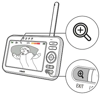 vtech VM5254 Video Baby Monitor - Zoom