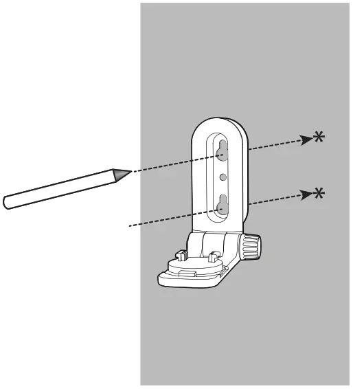 vtech VM5254 Video Baby Monitor - mount bracket