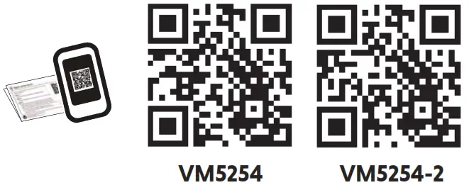 vtech VM5254 Video Baby Monitor - qr code