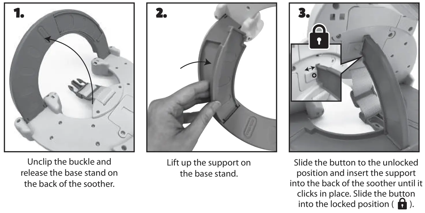 little tikes 652493 Little Baby Bum Twinkle's Singing Crib Soother - STAND ASSEMBLY