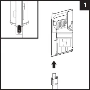 EMPTYING THE DUST CUP 1