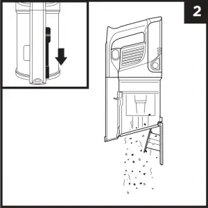 EMPTYING THE DUST CUP 2